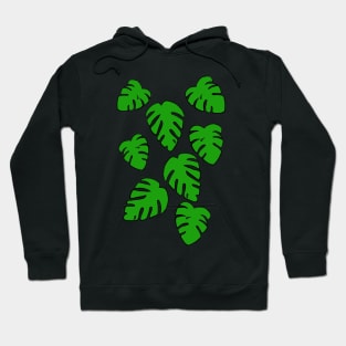 Tropical Palm leaves Hoodie